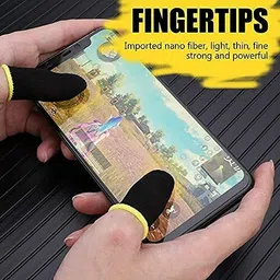 shouten Pubg Game Finger Sleeve for Touch Screen Mobile Game(5 Pair) Multicolour Finger Sleeve image 3