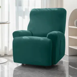 hokipo Polyester 1 Seater Sofa Plain Cover image 2