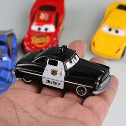 galactic Metal Die-cast Black Storm push and Go 6 pcs car Set image 2