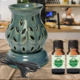PEEPRESION Electric Air Freshener With 2 Jasmine Aroma Oil ( 10ml Each ) Fragrance Your Home, Office, Hotel, Conference Hall, Study Table, Parlour, Dinning Table, Yoga Diffuser-picture-13