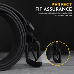 killer Men Formal, Casual, Evening, Party Black Texas Leatherite Belt image 2