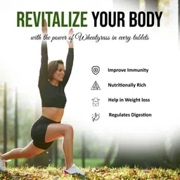 attar ayurveda WheatGrass Tablets (500mg) image 2