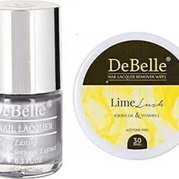 debelle Gel Nail Polish, Remover Wipes- Chrome Silver & Lime Lush-picture-22