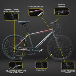 cradiac CITY 7 SPEED 26 T (inch) Mountain Cycle image 3