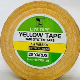 liya COTTON TAPE | ULTRA HOLD | WALKER | DOUBLE SIDED TAPE | 20 YARDS | Hair wig tape (Manual)-picture-12