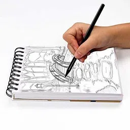 askprints 50 Sheet A5 Sketchbook Set of 4-5.8 x 8.3 Inch | Top Spiral-Bound Sketchpad for Artists | Sketching and Drawing Acid Free Paper, for Doodling Sketch Pad image 2