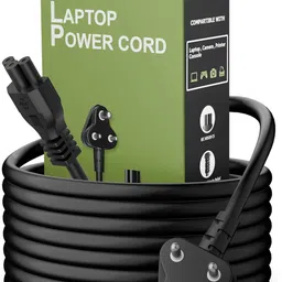 HexaGear Power Cord 1.5 A 1.2 m Metal Briaided New 3 Pin AC Laptop Power Cord Cable Laptop Adapter Power Cable Box 2-image-43