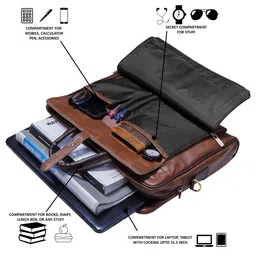 hvh world Men & Women Tan Messenger Bag image 4