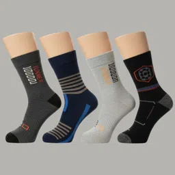 naosucura Men Graphic Print Mid-Calf/Crew image 1