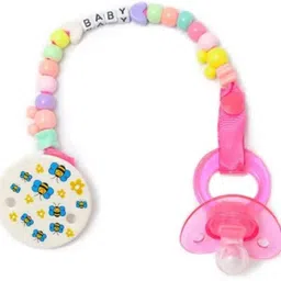 dhochak Baby soother with chain 1Pcs Baby Pacifier Clips Children For Baby Present Baby Feeder image 1