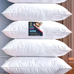 goga LUXURY Cotton Solid Sleeping Pillow Pack of 5-picture-24