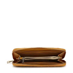 KLEIO Women Quilted PU Zip Around Wallet image 4