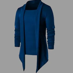 avinexx Men Straight Full Sleeve Blue Shrug-picture-15