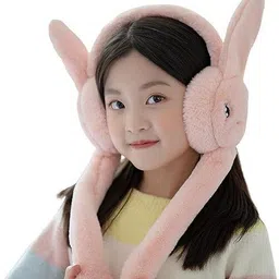 ablue clipper Winter Fur Pink Earmuff Pump Plush Ear Warmer (Ear Moving) Ear Muff-picture-12