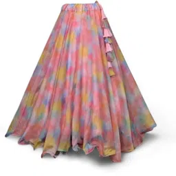 kishanki Women Printed A-line Pink Skirt-picture-42