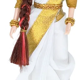 maalona-exclusive toys Geetha | Indian Barbie Doll Celebrating Pongal | Fully Foldable image 4