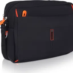 lugzy Black Men & Women Messenger Bag Sling Bag Cross body Men’s Sling Messenger Bag for Travel / Office / Business-picture-15