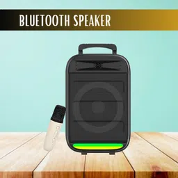 YAROH Monster (WIRELESS TOWER SPEAKER) Dynamic Thunder Sound With Karaoke MicW263 35 W Bluetooth Tower Speaker-picture-29