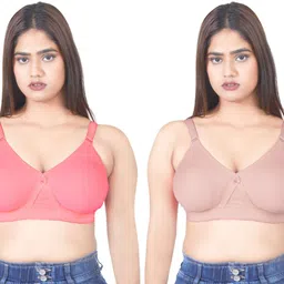 intimawar Pack of 2 Women Full Coverage Non Padded Bra-picture-33