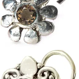 jsag Sterling Silver Plated Sterling Silver Nose Stud-picture-32