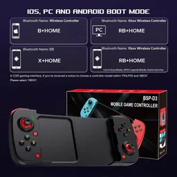 Tobo Mobile Game Controller Gamepad for Phone OS Android Works with Phone TD-1280GA Bluetooth Gamepad image 5
