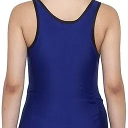 rz oddish Solid Women Swim-dress Dark Blue Swimsuit image 2