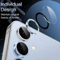 CASENED Back Camera Lens Ring Guard Protector for Samsung Galaxy S24 FE image 2