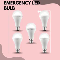guggu Rechargeable Emergency Bulb 12W Inverter Rechargebale Emergency Bulb_Pack_5 D139 3 hrs Bulb Emergency Light-picture-17