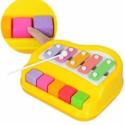 k a enterprises Musical Xylophone and Mini Piano, Non Toxic, Non-Battery image 2