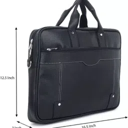 house of common Men & Women Black Messenger Bag image 5
