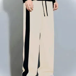 nftrendlyy Men Solid Beige Track Pants image 1