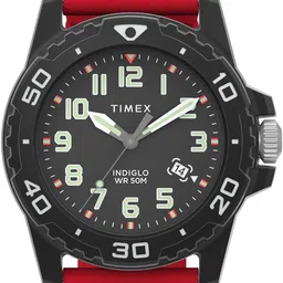 timex Main Street Black Round Dial Analog Watch - For Men TW5M61000JQ image 1