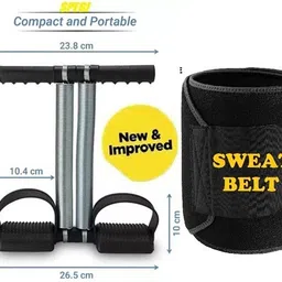 Tummy Trimmer+(Sweat Belt) for Men & Women ABS Exercise & Home Gym Ab Exerciser Ab Exerciser-image-32