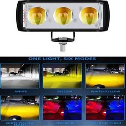 sowme LED Fog Lamp Unit for Bajaj, Hero, Honda, Royal Enfield, TVS, Bajaj, Suzuki, Tata, Yamaha, Universal For Car 4 Series, 5 Series, 6 Series, 7 Series image 2