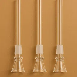 wishingbell natural Glass shooter Pipe 5 inch pack of 3 Borosilicate Glass Inside Fitting Hookah Mouth Tip-picture-12