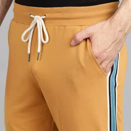 alan jones Men Solid Brown Track Pants image 4