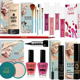 fope Makeup Kit For Women Waterproof Combo With Stylish Long Lasting Cosmetic Set Kit-picture-11