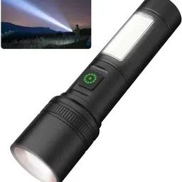 momentime Long Range Led 2 in 1 Torch Light With Aluminium Alloy Metal Body Torch Torch Torch image 4