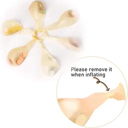 poptheparty Solid Rosegold Confetti Balloon for Happy Birthday Decoration Baby Shower,Party Supply Balloon image 3