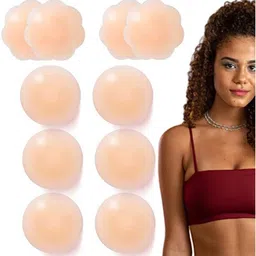 hiddenbeauty q9 Silicone-Women's Reusable Niple Cover - Silicone Niple Cover Bra Pad Reusable Breast Nipple Shield-picture-39