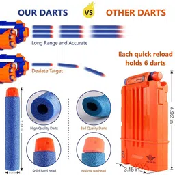 patpat Tactical Vest Kit for Kids, Nerf Gun Gear for Boys Girls, Nerf Guns Toys image 5