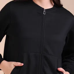 adyavastram Women Full Sleeve Solid Sweatshirt image 5