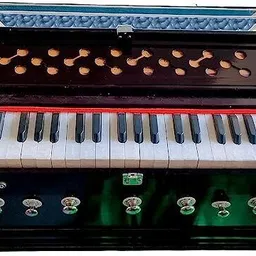 khalsa musical Harmonium- 3 1/4 Octave, Double Bellow, 39 Keys,7 Stopper, 2 Reeds (Bass- Male) Harmonium- 3 1/4 Octave, Double Bellow, 39 Keys,7 Stopper, 2 Reeds (Bass- Male) 3.2 Octave Hand Pumped Harmonium image 3