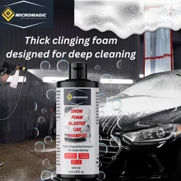 micromagic Snow Foam Car Shampoo Concentrate- pH Neutral, Thick foam, Deep Cleaning Formula Car Washing Liquid image 2