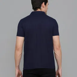 inkkr Pack of 2 Men Solid Polo Neck Cotton Blend Multicolor T-Shirt image 3