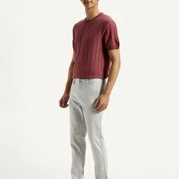 levi's Men Slim Fit Grey Cotton Blend Trousers image 4