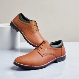 trm Stylish Formal Shoes for Men | Classic Office & Party Wear Shoes Lace Up For Men image 1