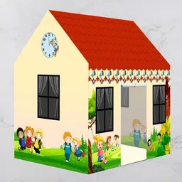 kalptarucreation Yellow And Red Light Weight Kids Play House Tent for Girls and Boys-picture-10