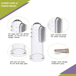 vibecarts baby finger toothbrushe Extra Soft Toothbrush image 5