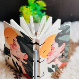 nizam handiicraft Beautifully designed diary Notebook With Lock Clasp A5 Diary Unruled A5 Diary 100 200 Pages image 2